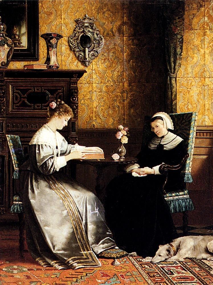 Rudolf Ernst Reading A Book